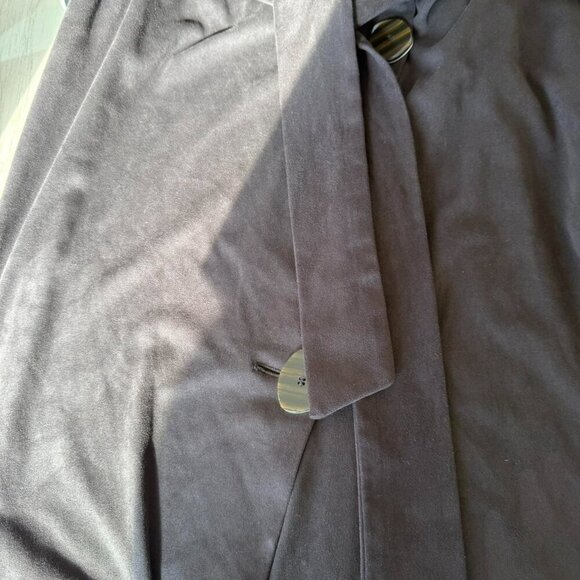 Zara Basic Brown Suede Midi Skirt with Belt & Button Front | Women’s Size Medium - Picture 4 of 5